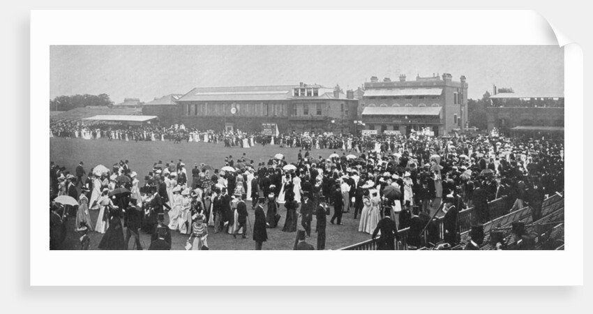 Lord's Cricket Ground, the luncheon interval, London by RW Thomas