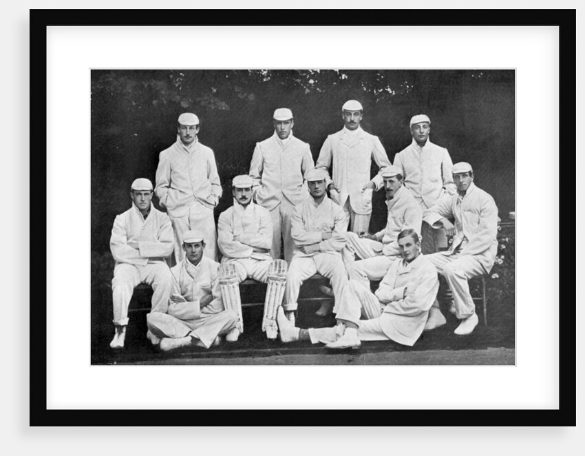 Cambridge University cricket XI by Stearn