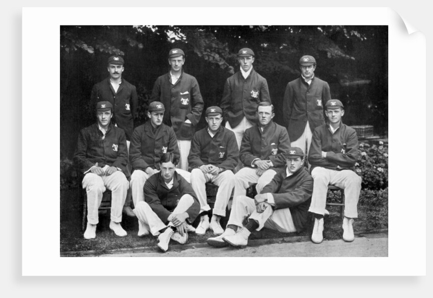 Oxford University cricket XI by Stearn