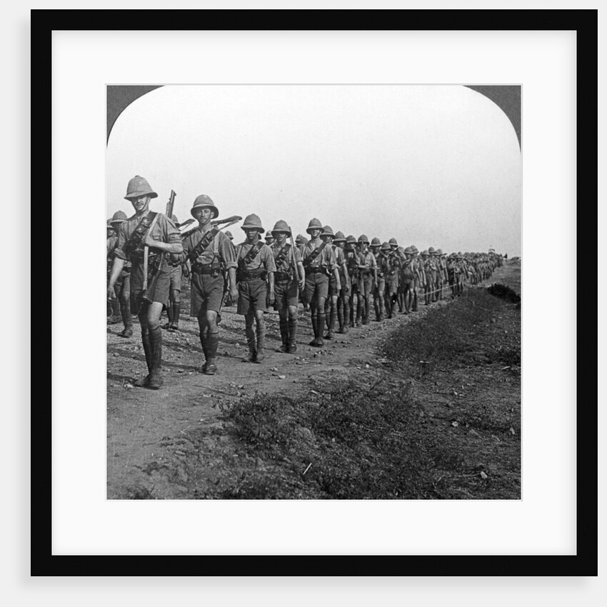 'On the long march through torrid heat to Baghdad', World War I by Realistic Travels Publishers