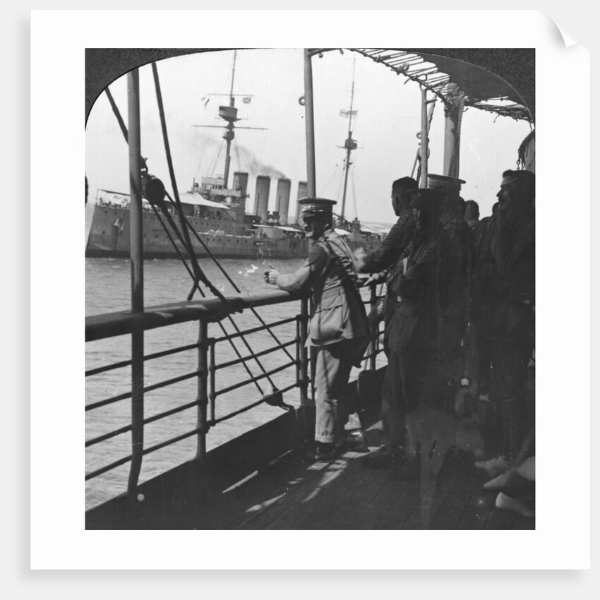British troops on a troopship, World War I by Realistic Travels Publishers