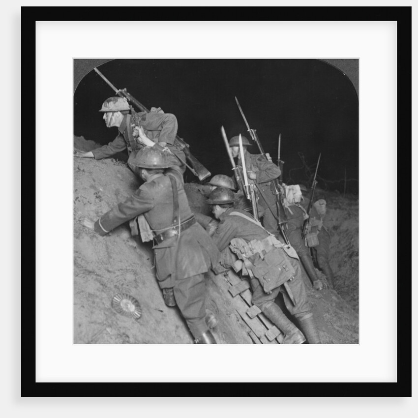 'Fighting throught the night at Mory', France, World War I by Realistic Travels Publishers