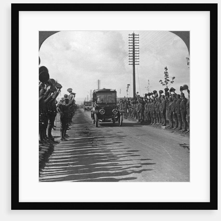 A Royal visit to the troops, enthusiastic welcome by the Canadians, World War I by Realistic Travels Publishers