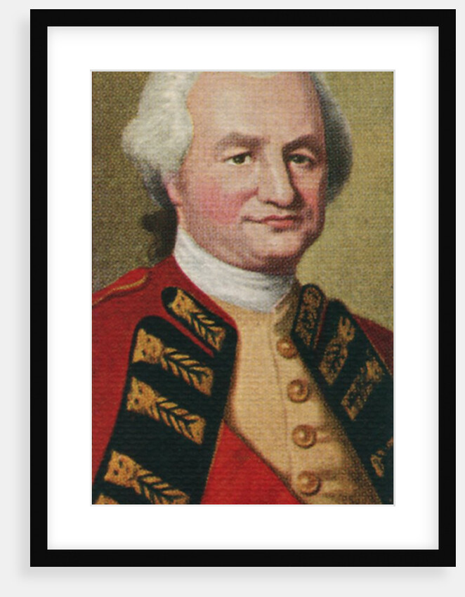 Lord Robert Clive, taken from a series of cigarette cards by Anonymous