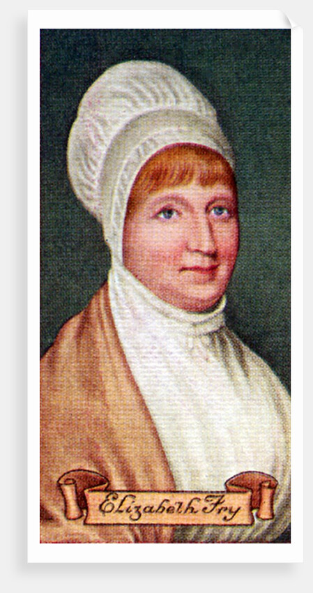 Elizabeth Fry, taken from a series of cigarette cards by Anonymous