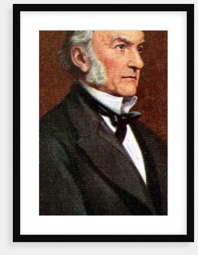 William Ewart Gladstone, taken from a series of cigarette cards by Anonymous