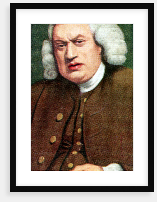 Dr. Johnson, taken from a series of cigarette cards by Anonymous