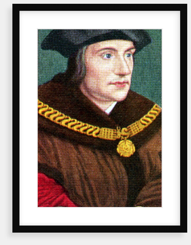 Sir Thomas More, taken from a series of cigarette cards by Anonymous