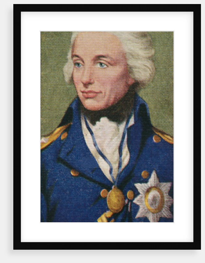 Lord Nelson, taken from a series of cigarette cards by Anonymous