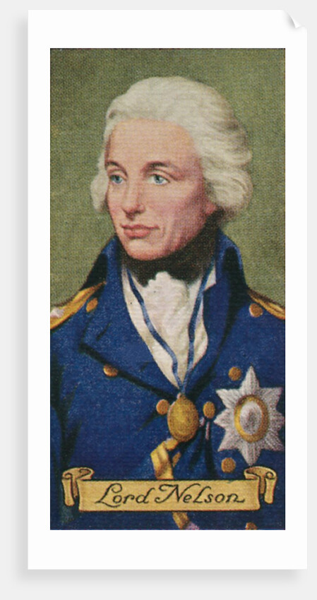 Lord Nelson, taken from a series of cigarette cards by Anonymous
