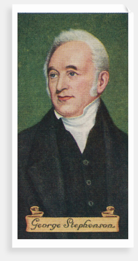 George Stephenson, taken from a series of cigarette cards by Anonymous