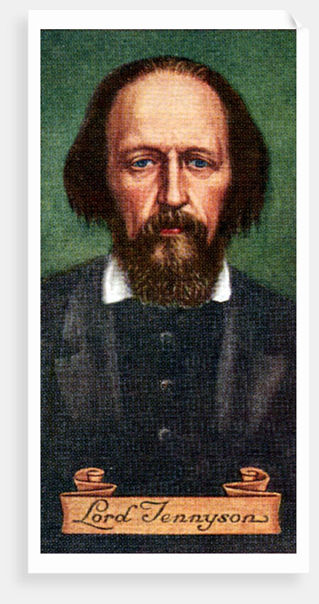 Lord Tennyson, taken from a series of cigarette cards by Anonymous