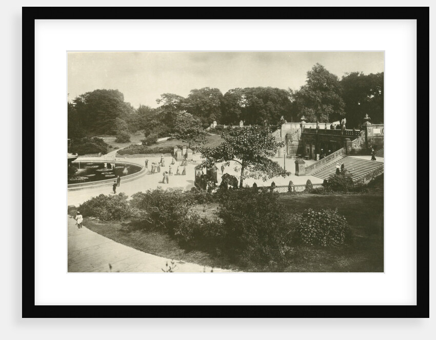 The Terrace and Fountain, Central Park, New York by Anonymous