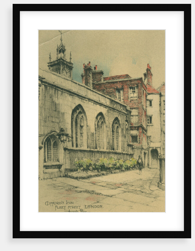 Clifford's Inn Fleet Street, London by Joseph Pike