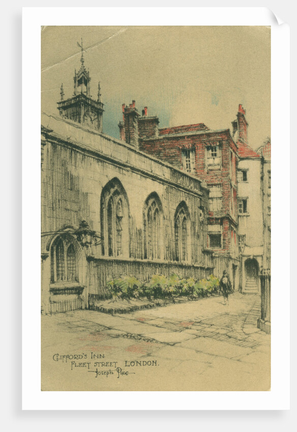 Clifford's Inn Fleet Street, London by Joseph Pike