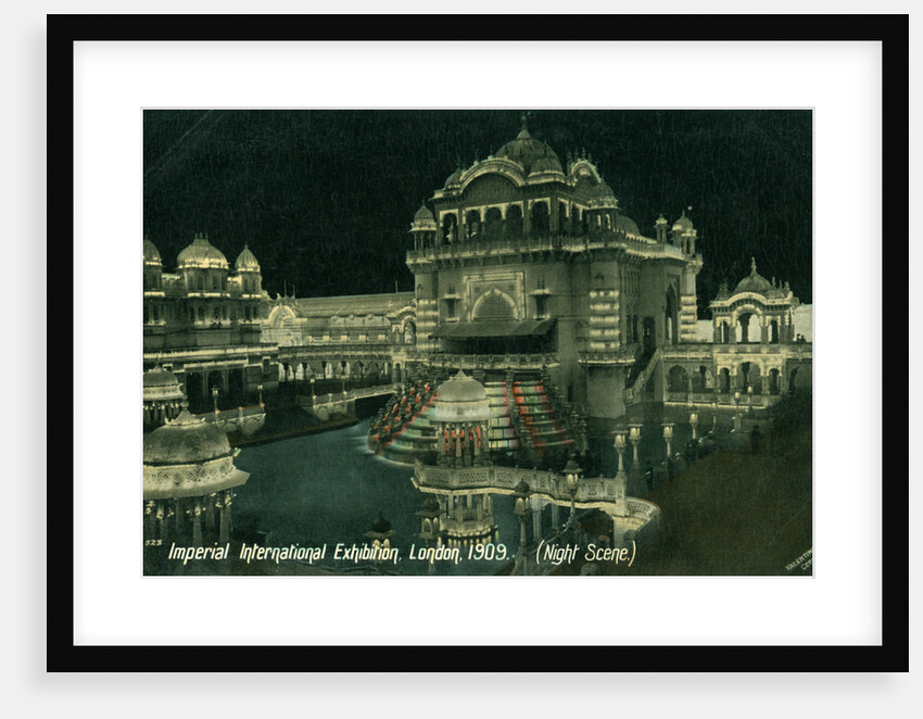 Night scene at the Imperial International Exhibition, White City, London by Anonymous