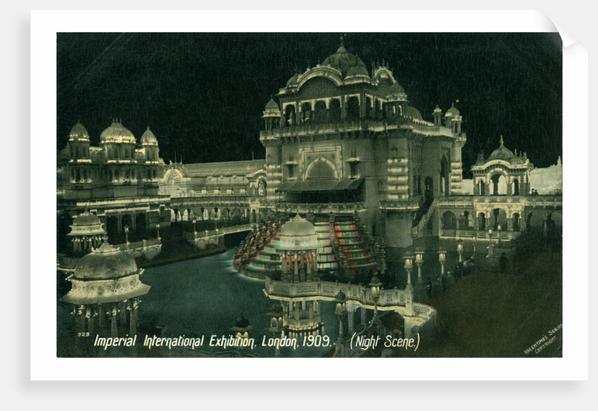 Night scene at the Imperial International Exhibition, White City, London by Anonymous