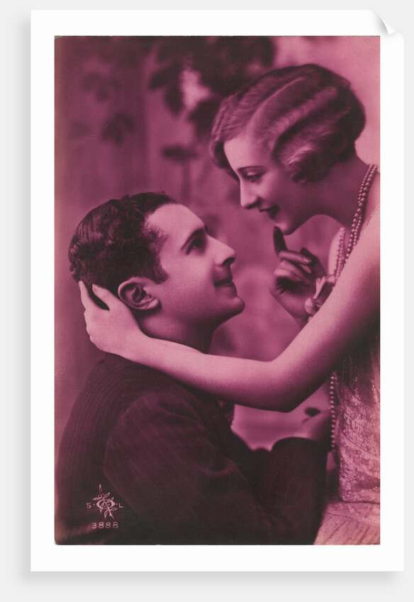 Romantic postcard by Anonymous