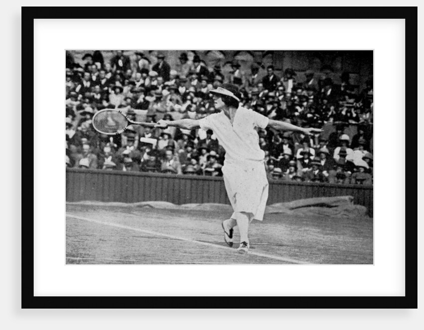 Helen Wills playing her first Wimbledon final against Kathleen McKane by Tropical Press