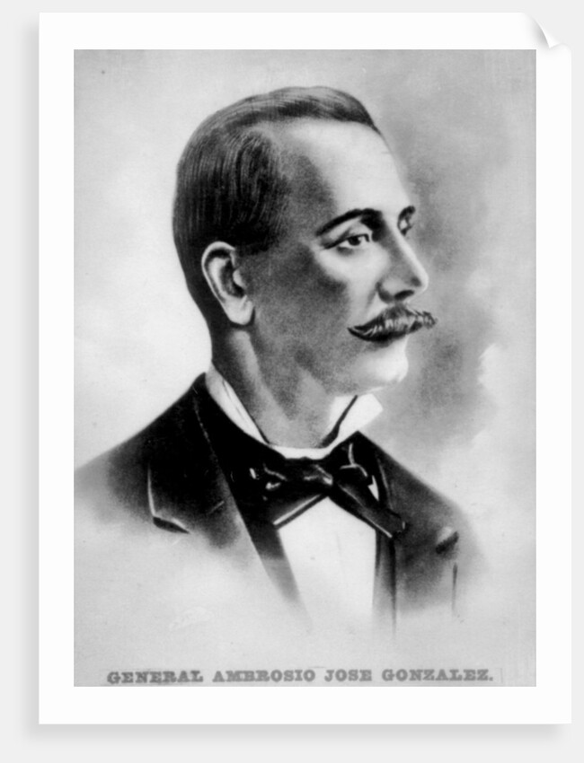 Colonel Ambrosio José Gonzales by Anonymous