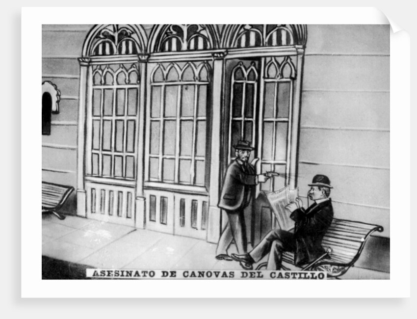 Assasination of Antonio Cánovas del Castillo by Anonymous