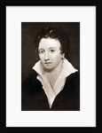 Percy Bysshe Shelley, English romantic poet by Anonymous