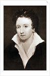 Percy Bysshe Shelley, English romantic poet by Anonymous