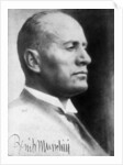 Benito Mussolini, Italian fascist dictator by Anonymous