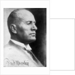 Benito Mussolini, Italian fascist dictator by Anonymous