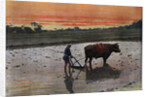 Preparation of a Rice Plantation in Japan by Charles Gillot
