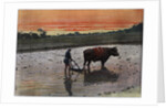 Preparation of a Rice Plantation in Japan by Charles Gillot
