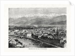 Grenoble and the Alps of Belledonne, France by Anonymous