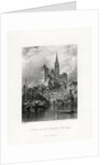 St Omer and the cathedral, Strasbourg, France by W Richardson