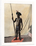 Jauapiry Indian with weapons, Brazil by Anonymous