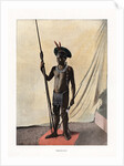 Jauapiry Indian with weapons, Brazil by Anonymous