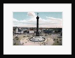 The July Column in the Place de la Bastille, Paris by Anonymous