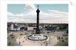 The July Column in the Place de la Bastille, Paris by Anonymous