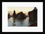 A lake in the Bois de Boulogne, Paris by Anonymous