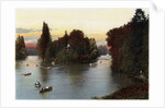 A lake in the Bois de Boulogne, Paris by Anonymous
