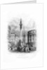 Monument and Church of St Magnus the Martyr, London by J Woods