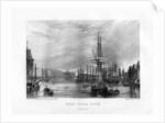 West India Dock, London by J Woods