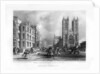 Westminster Hospital and Abbey Church by J Woods