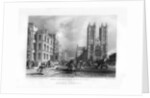 Westminster Hospital and Abbey Church by J Woods
