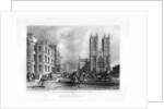 Westminster Hospital and Abbey Church by J Woods