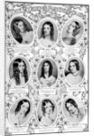 Nine of Queen Victoria's bridesmaids by Anonymous