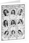 Nine of Queen Victoria's bridesmaids by Anonymous