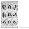 Nine of Queen Victoria's bridesmaids by Anonymous