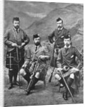 Queen Victoria's four sons at Abergeldie by Robert Milne