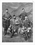Queen Victoria's four sons at Abergeldie by Robert Milne