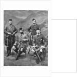 Queen Victoria's four sons at Abergeldie by Robert Milne
